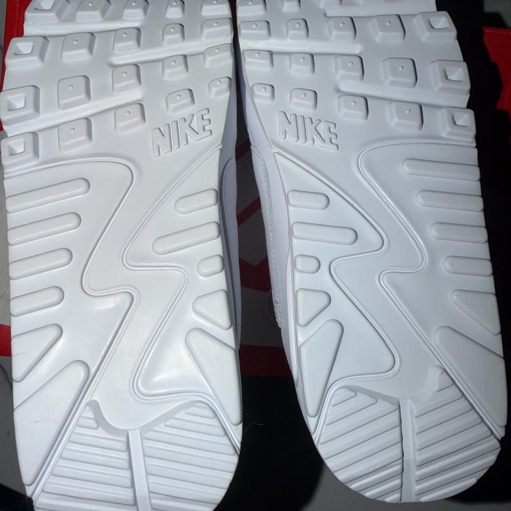 Women’s Nike White Rhinestone-Accent Air Cushion Sneakers - Picture 2 of 4